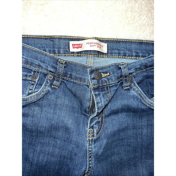 Levi's 511 Blue Slim Jeans Youth Boy's Size 14 Reg 27 x 27 - Picture 4 of 7